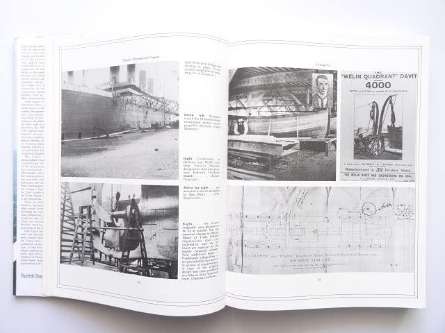 Amazon.co.jp: 洋書タイタニック号写真集 本 豪華客船資料集