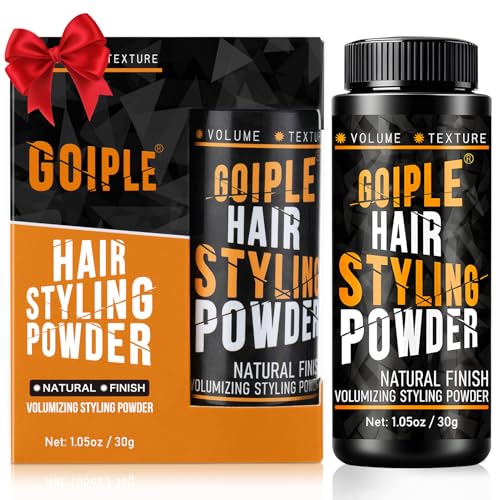 Hair Styling Natural Look Volumizing &amp; Texturizing Hair Powder with Flexible Hold - 1.05oz Easy to Apply Texture Powder for Men, No Oil/Greasy/Residue
