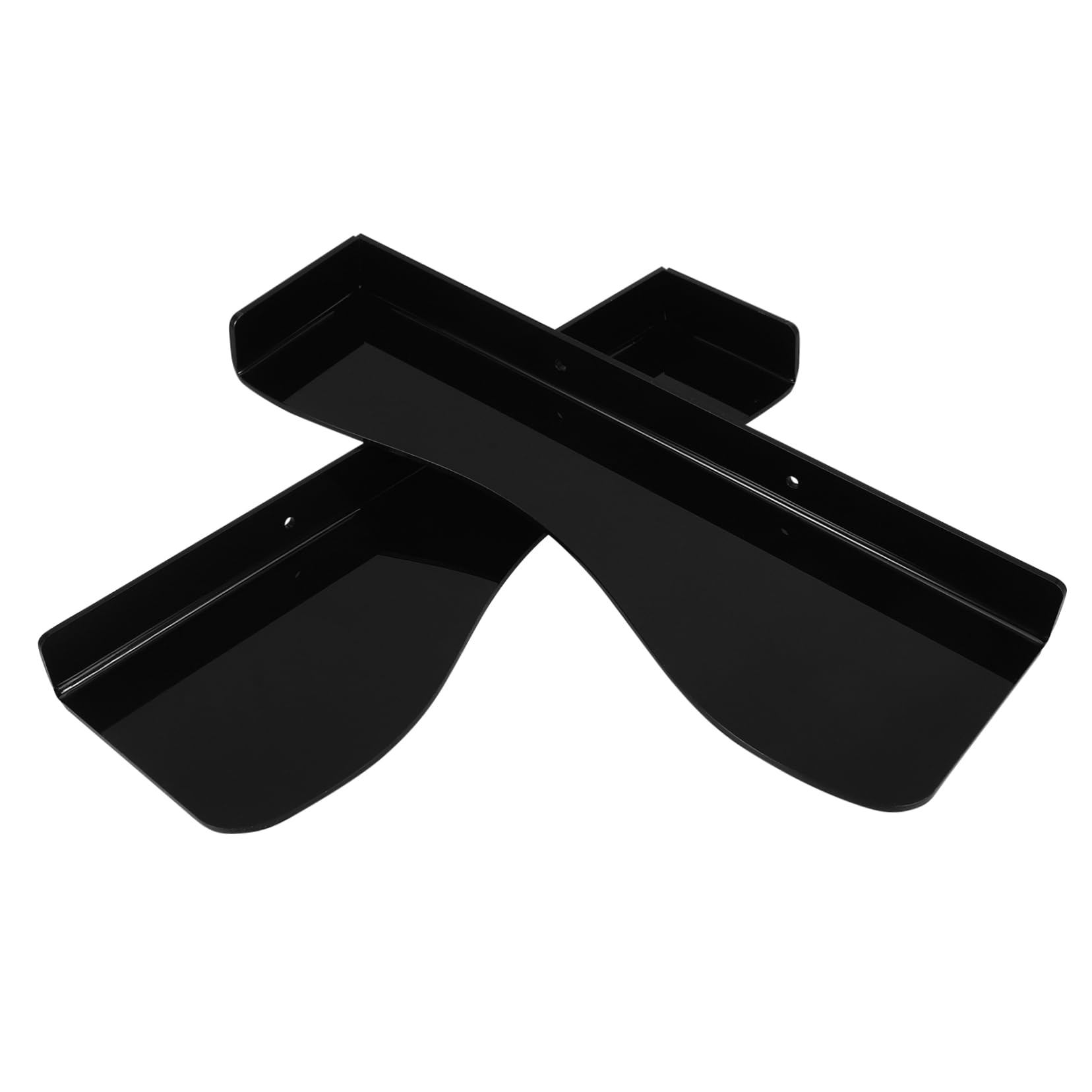 Cabilock Adjustable Acrylic Wall-Mounted Shoe Rack Display Shelves for Sneakers High Heels Boots for Home Store Decor