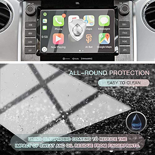Image of CDEFG Screen Protector for 2020 2021 Tundra 4Runner 8 Inch Navigation Touch Screen Protector, Tempered Glass HD Scratch & Shock Resistance