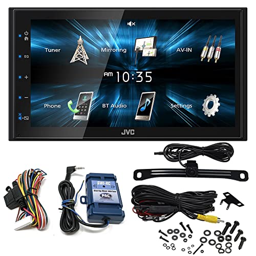 Receptor multimedia digital JVC KW-M150BT con pantalla táctil 6.8" miniatura 1