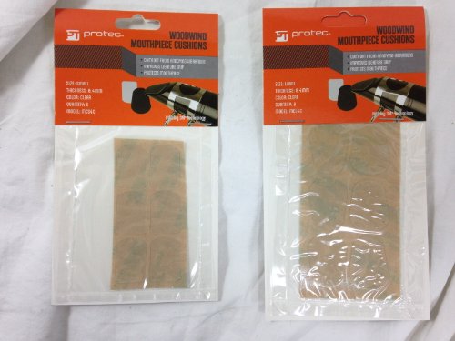 Coussins d'embouchure Pro Tec Mcs8b 0.4mm pour éviter les marques de dents sur le bec