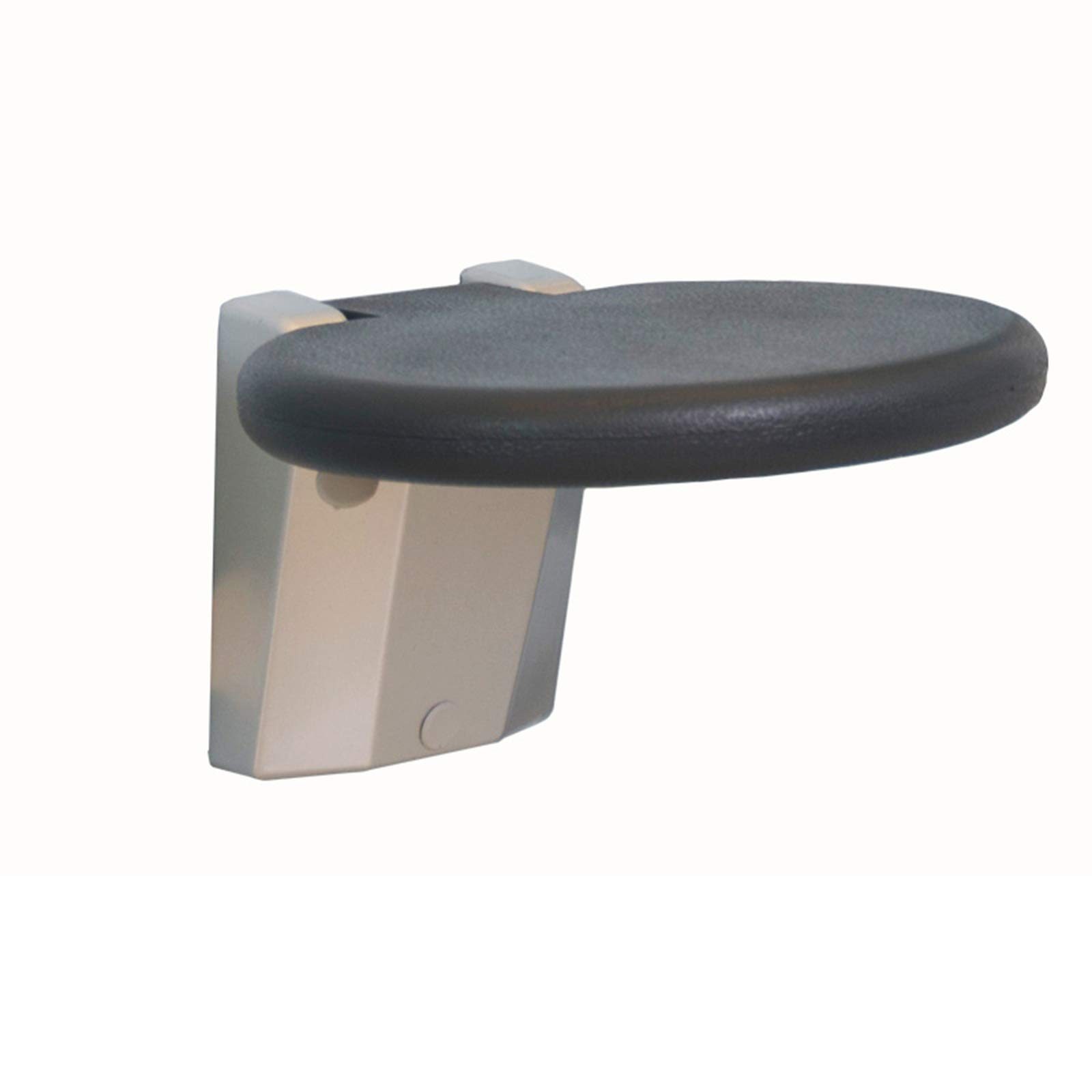 SINYUIF Folding Bathroom Chair Rectangular/Round Black PVC shower Seat Suitable For The Elderly Disabled Pregnant Women Wall-mounted Shower Stool chair