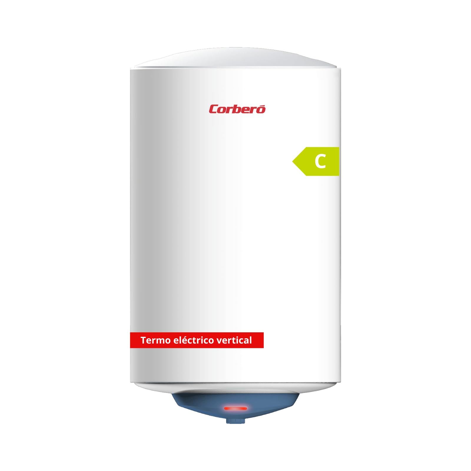 Corberó - Thermos elettrico CTMBA30 | 30 L | Installazione verticale | Resistenza schermata | Termostato regolabile | Protezione anticorrosione