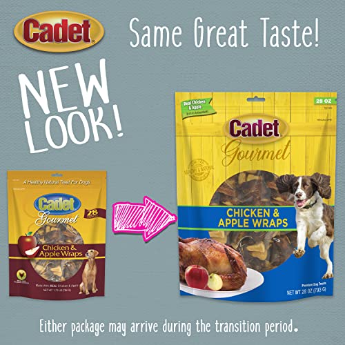 Cadet Gourmet Chicken & Apple Wrapped Dog Treats Wraps Chicken & Apple 28 oz. - Image 5