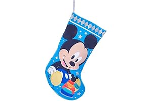 Kurt Adler Disney Baby Mickey Stocking 19 Inch Multicolor