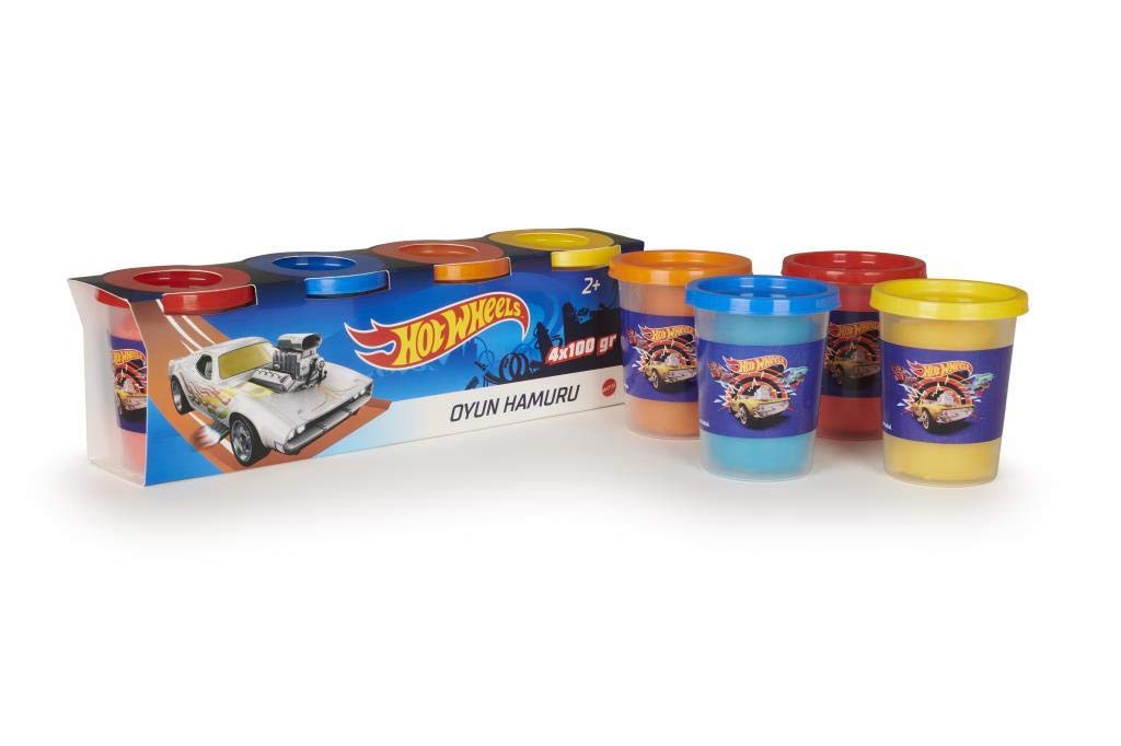 Hot Wheels Oyun Hamuru 4'lü Paket - (4 x 100 gr)