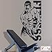 Adesivi murali Decorazione d'interni Arte Murale Fitness Fitness Palestra Fitness Adesivi Bodybuilding 57x107cm