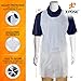Xpose Safety Plastic Disposable Aprons for Cooking Individually Packaged Durable 1 Mil Waterproof Polyethylene 24