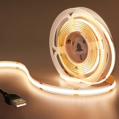 LED Universum Premium COB LED Strip, 7m, Blanc Chaud, 24V, IP65, Smart Home-SET Avec Alimentation Et Contrôleur Zigbee