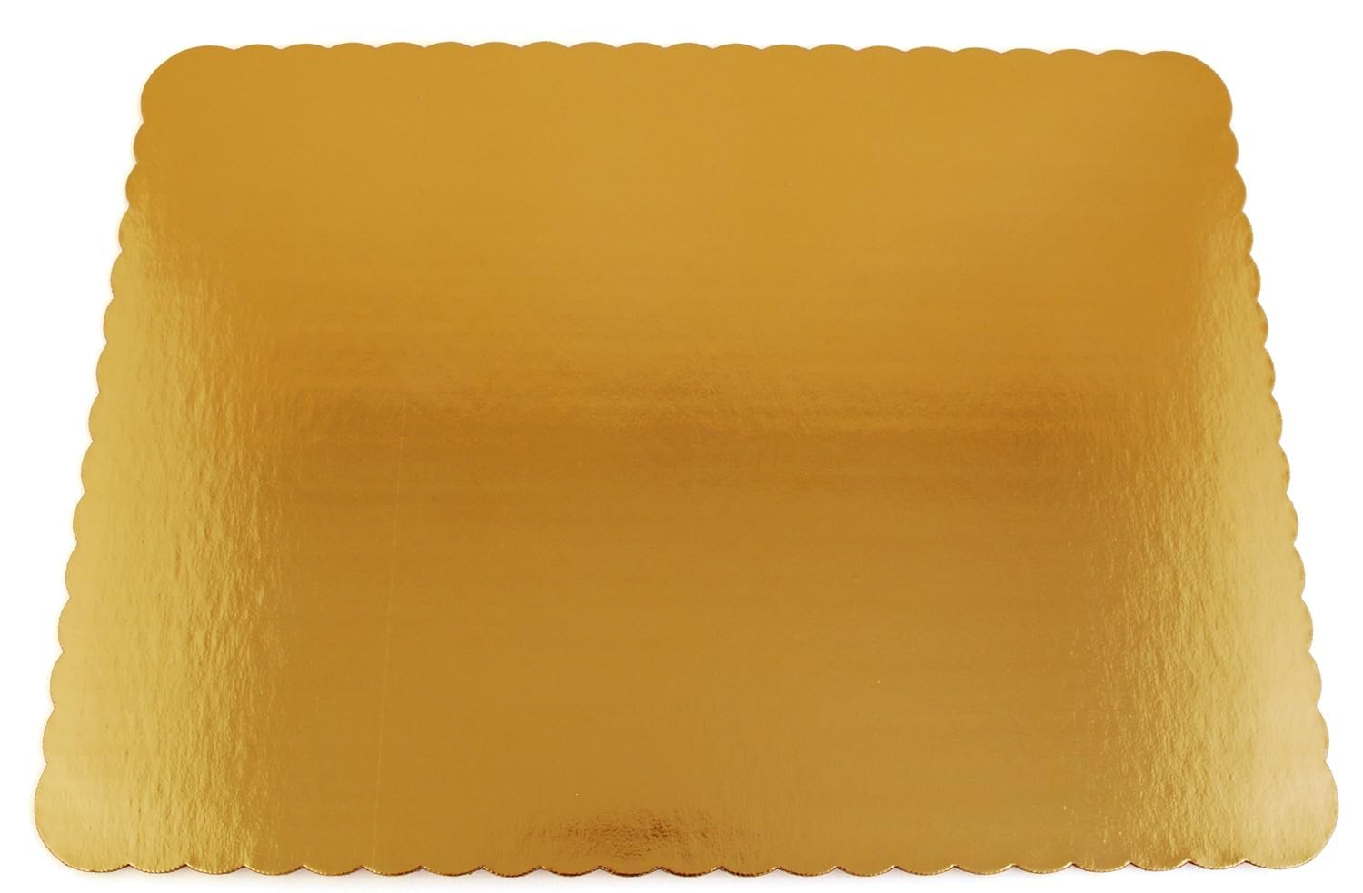 Sturdy Corrugated Single Wall Cake Pad by SOUTHERN CHAMPION TRAY – 19" x 14", Stainless Steel, Gold, Pack of 100, Model 1650