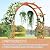 Giantex 7.7FT Wooden Garden Arbor Trellis, Outdoor Pergola Arch with Climbing Plant Support, Wood Wedding Arch for Ceremony, Pathway, Birthday Party, Garden Décor, Weather-Resistant, Easy Assembly
