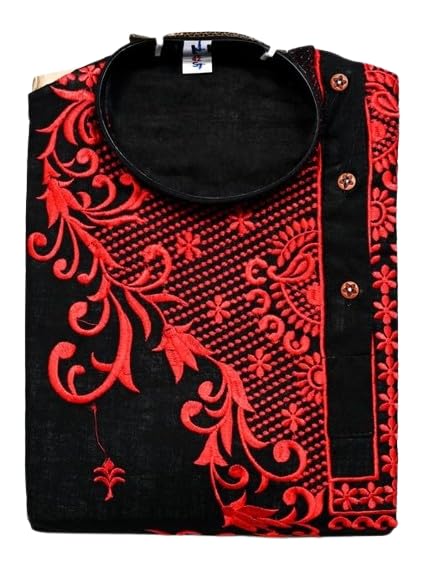 Chandana Saree House Classic Cotton Work Men Kurta Panjabi| Traditional, Ethnic, Comfortable, Breathable, Lightweight, Skin Friendly|SL_41-picture-13
