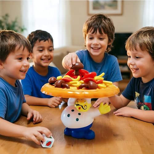 Pizza Pile-Up Juego de Apilamiento Equilibrado miniatura 3