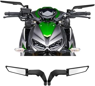 For Z900 Z 900 Z650 Z 650 ABS 2021-2023 Motorcycle Stealth Mirror Sports Rearview Mirror Kit Adjustable Wing Mirrors