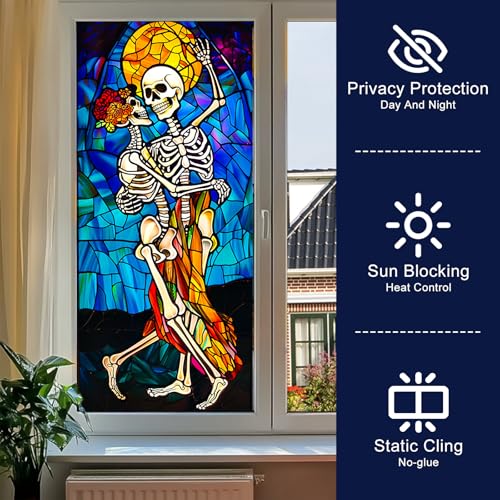 Vinilo Decorativo HOMETITUTE Skeletons 39.3 x 17.7 in miniatura 2