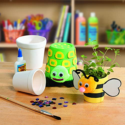 Diy Ceramic Flower Pots (Set Of 12 Unfinished Crafts) Do It Yourself Art Projects For Kids And Fun Home Activities #TOP5