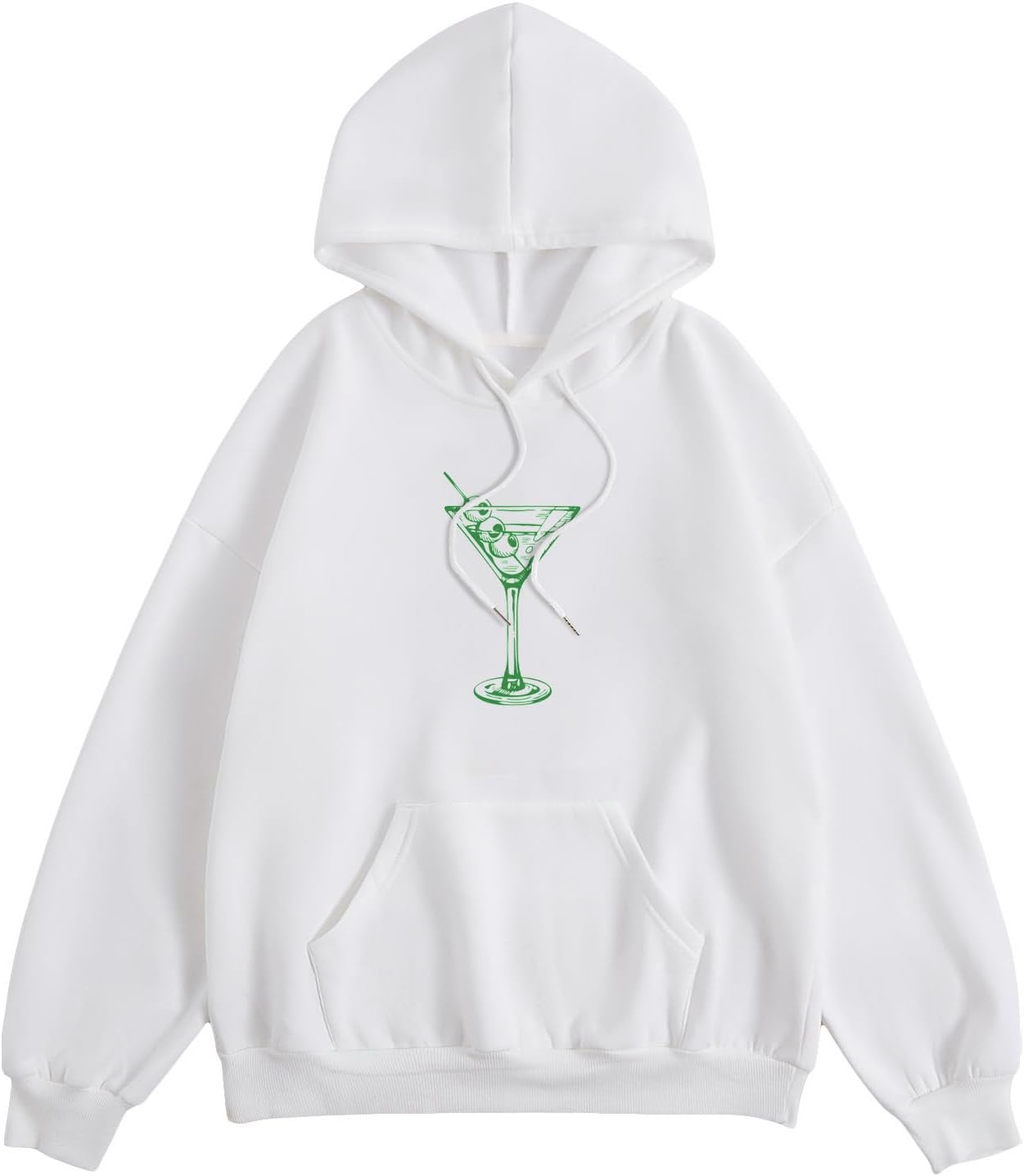 COZYEASE Women's Leopard Number Print Hoodie Long Sleeve Drawstring Graphic Sweatshirts Loose Pullover Tops