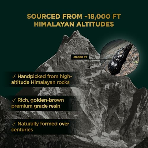 Image of TruHabit Original Himalayan Shilajit Resin Pack of 2 | Purified & Filtered Natural Shilajit | Sourced from High-Altitude Himalayan Rocks