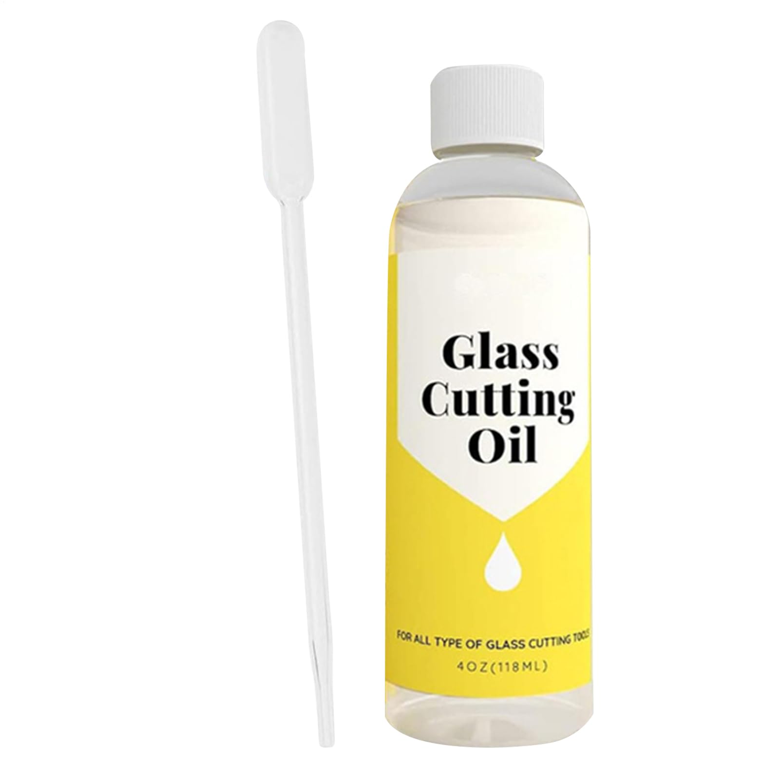 Aceite Para Cortar Vidrio - Herramientas De Corte Para Espejos Y Cristales | Botella De Aceite De 120 Ml Para Proyectos De Trabajo, Manualidades, Arte, Modelado Y Ventanas
