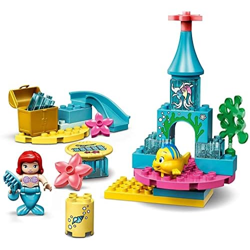 LEGO 10922 DUPLO Disney Princess Arielles Unterwasserschloss mit Arielle der kleinen Meerjungfrau für Kleinkinder im Alter von 2–5 Jahren