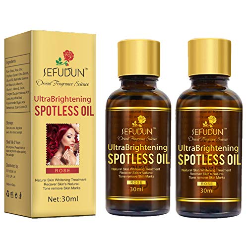 Aceite Inmaculado Ultrabrillante, Cuidado De La Piel Manchas Oscuras Puras Naturales Eliminar Las Marcas De EstríAs De Ance Burn EliminacióN De Cicatrices Piel Aclarante (Paquete De 2)