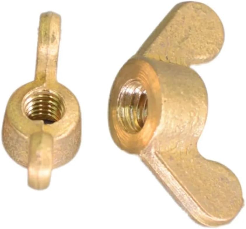 Wing nut, Hand Twist nut, Wing Nuts Nut Hand Tighten Brass(M10 3pcs)