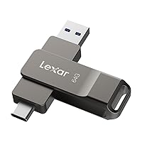 Lexar D40E 64 GB Dual Drive USB 3.2 Gen 1 Type-C Jump Drive, unità flash USB