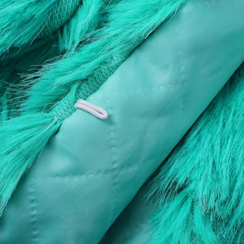 Faux F𝐮r Winter Coats for Kids Girls Fleece Lined Trendy Shaggy Jacket Toddler Casual Warm Comfortable Outerwears3