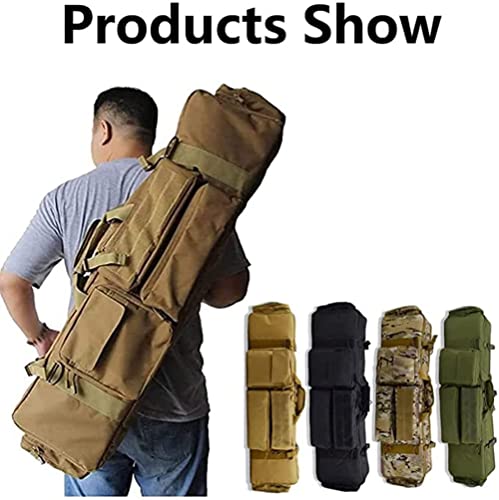 Housse De Transport 39" Fusil de Chasse Sac Tactical Bandoulière Rembourrée Amovible pour Arme Longue Protection de Réplique Airsoft，Housse de Protection pour fusils ArmyGreen – vue 7