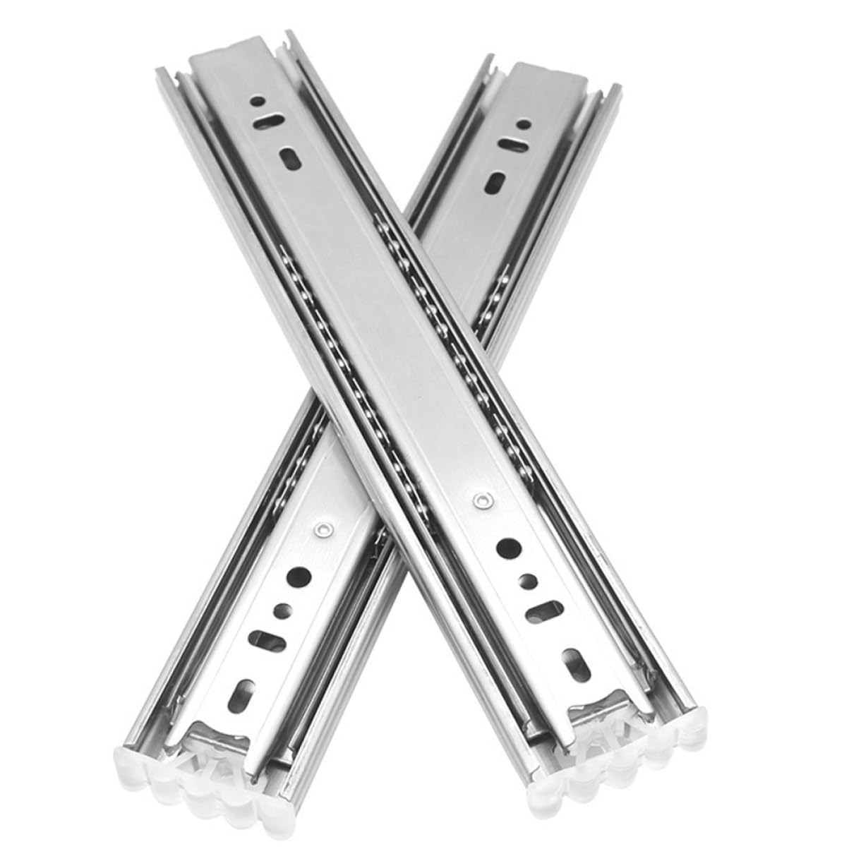 Glissières de tiroir en acier inoxydable durable WOONEKY avec extension