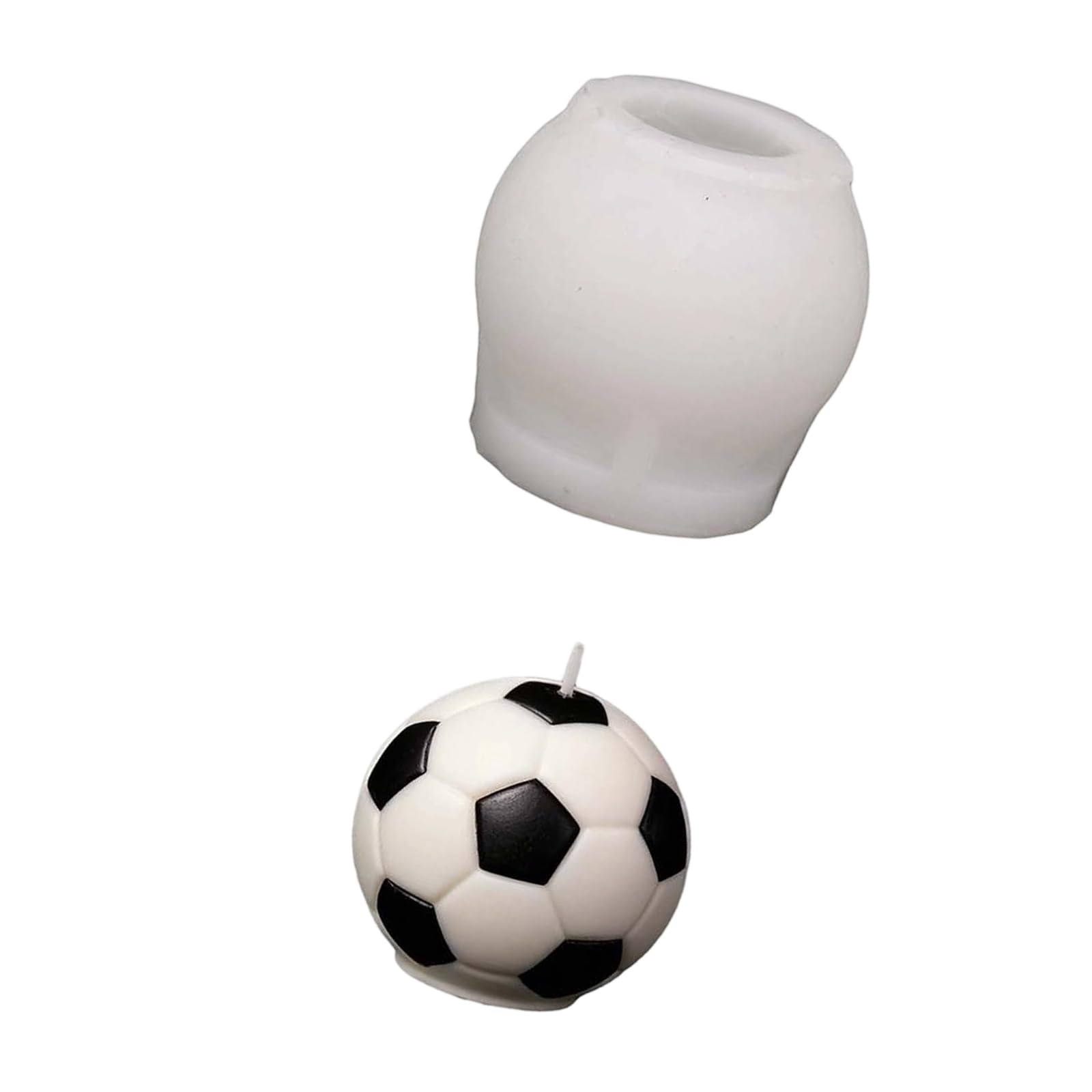 Shntig Mold, Soccer Silicone Mold for Candled Making, Diys Resin for Diys Aromatherapys Candled Aromatherapys