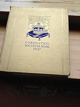Hardcover Coronation souvenir book, 1937, Book