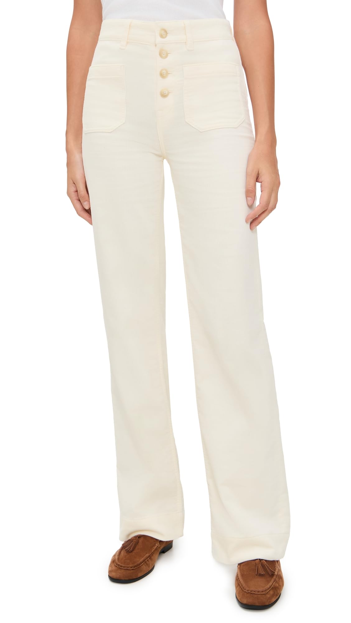 Faherty Womens Stretch Terry Corduroy Patch Pocket Pants