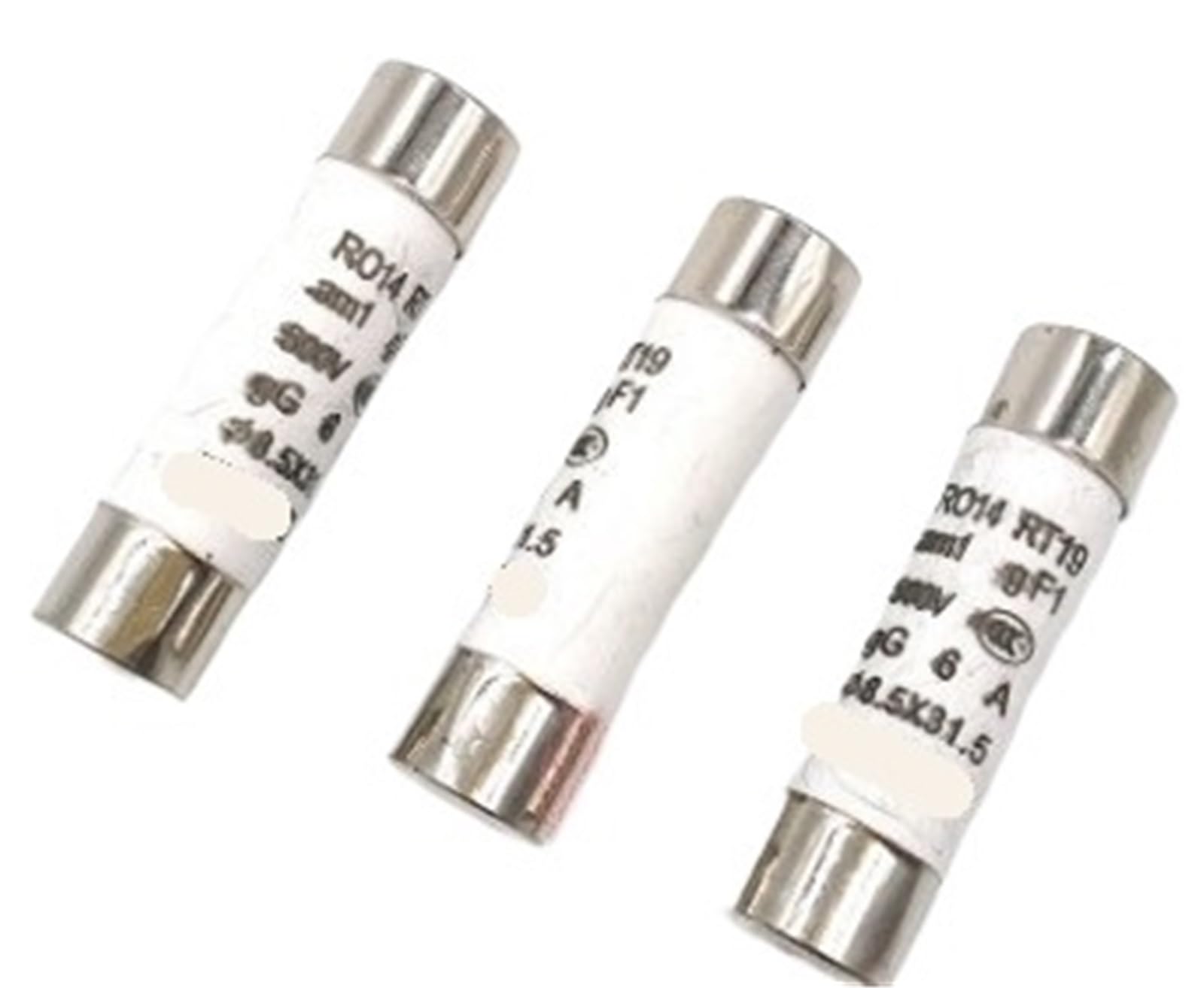 Fusibles R014 RT19 am1 6A cartouche cylindrique 8,5x31,5 pour tableau électrique