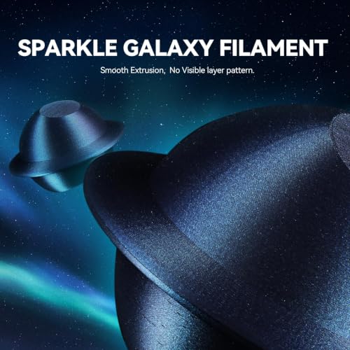 Image of SUNLU Galaxy PLA 3D Printer Filament, Sparkling and Dazzling PLA Filament 1.75mm, 4 Pack, 0.25kg per Spool, 1kg in Total (Galaxy+Galaxy Green+Stardust Purple+Star Brown)