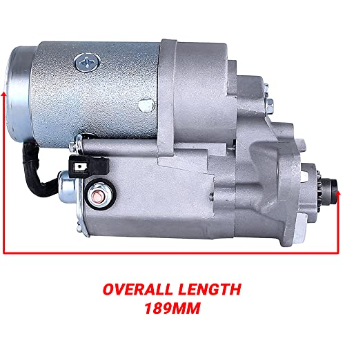 RAREELECTRICAL New New Airboat Starter Motor Compatible with Continental miniatura 6