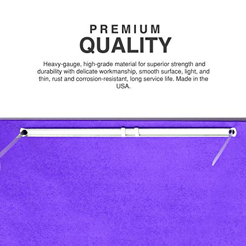 OLYMPX 50 Pcs of 3” Capacity Premium Metal Prong Paper Fastener Complete Set, 8.5 Inch Base with Standard 2-Hole Punch Compressor for Paper File Folder, 50 per Box by Olympx - Image 4