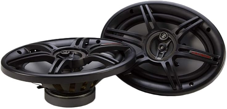 Crunch 800 Watts 6 x 9 Inches 3-Way 4-Ohm Coaxial CS Speakers (2 Pack) | CS-693