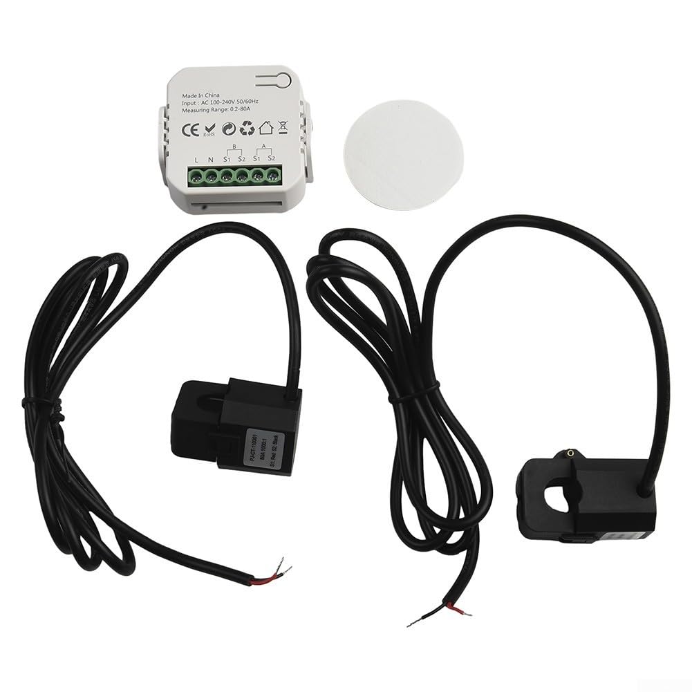 Smart Contatore di energia a 2 canali bidirezionale WLAN per tuya Smart (2