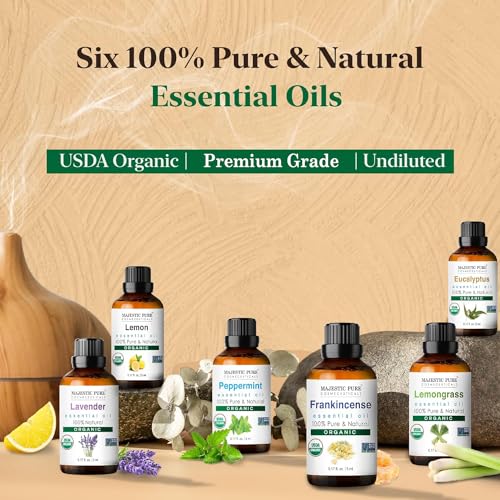 Majestic Pure MP_USDASET Usda Organic Essential Oils Set thumb #1