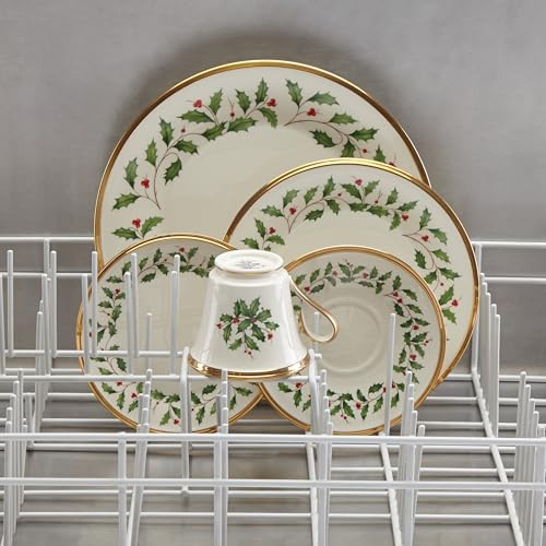Image of Lenox 146590600 Holiday 5-Piece Place Setting, Christmas Drinkware Set, Hosting