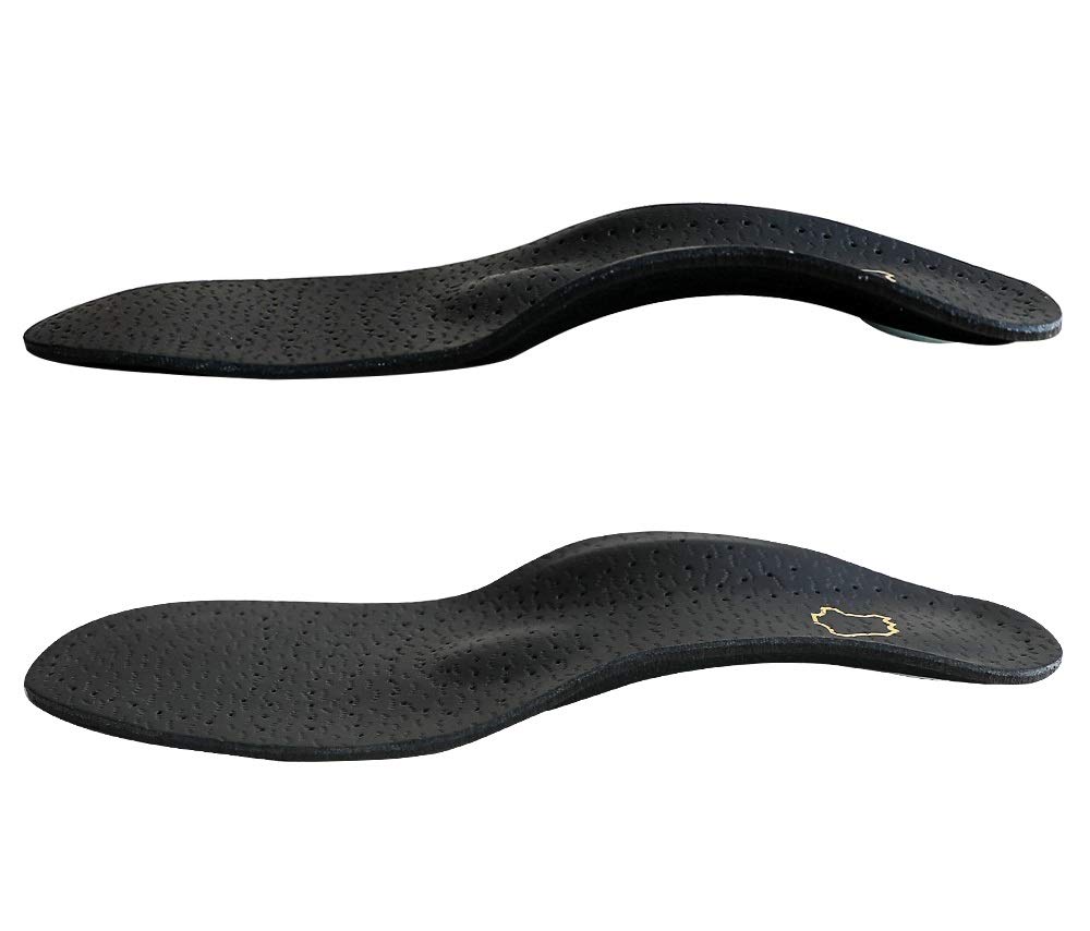 Skórzana wkładka ortopedyczna Damska męska ortopedyczna płaska stopa Heel Arch Support Mężczyźni Damskie buty Wkładka podeszwy Insertion (Rozmiar: EUR 41-42) (EUR 39)