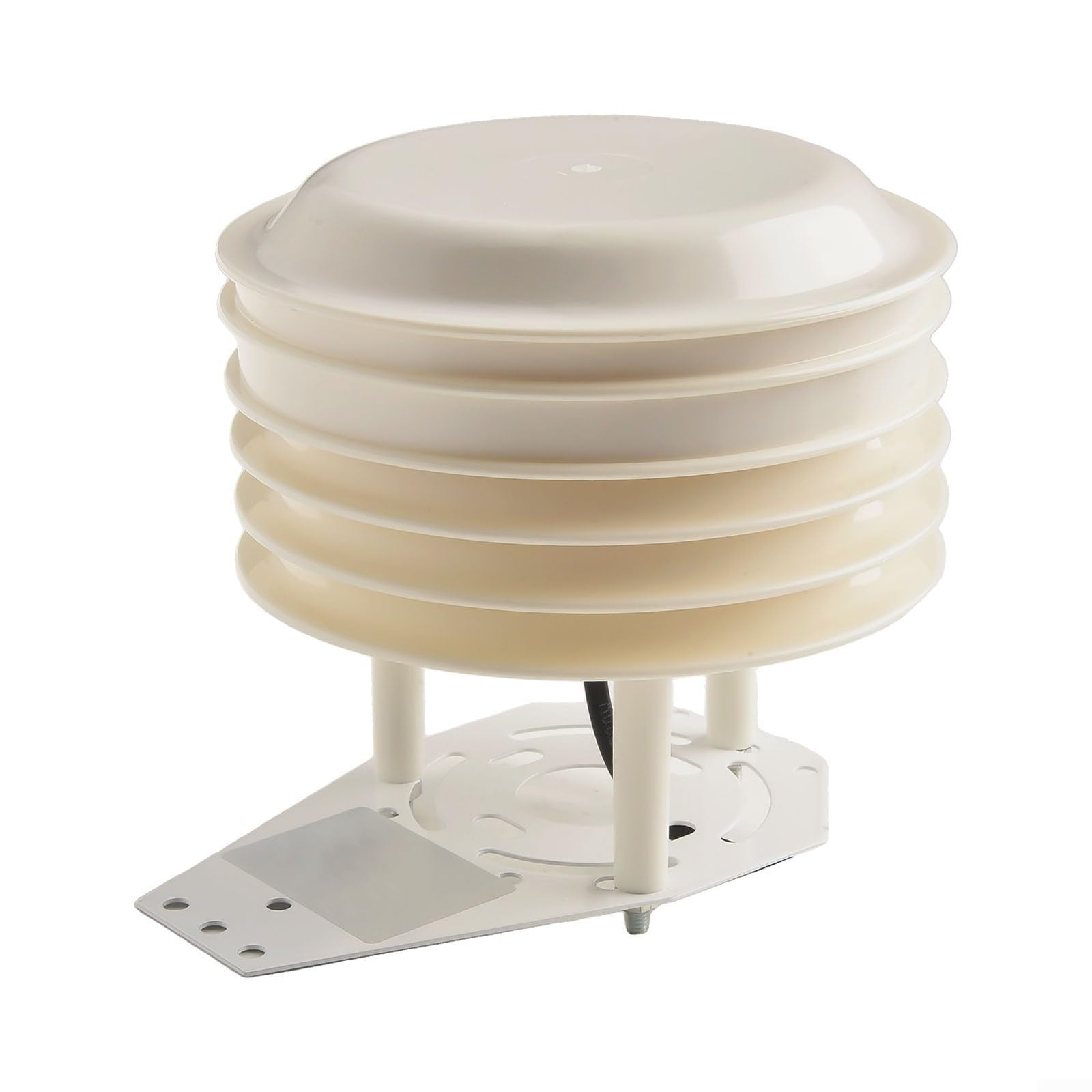 ABS Wetterstation Shutter Box Strahlungsschutz Temperatur Luftfeuchtigkeit Sensor zum Schutz 140 x 78 mm Meteorologie Landwirtschaft Gewächshaus Überwachung (Temp&hum)