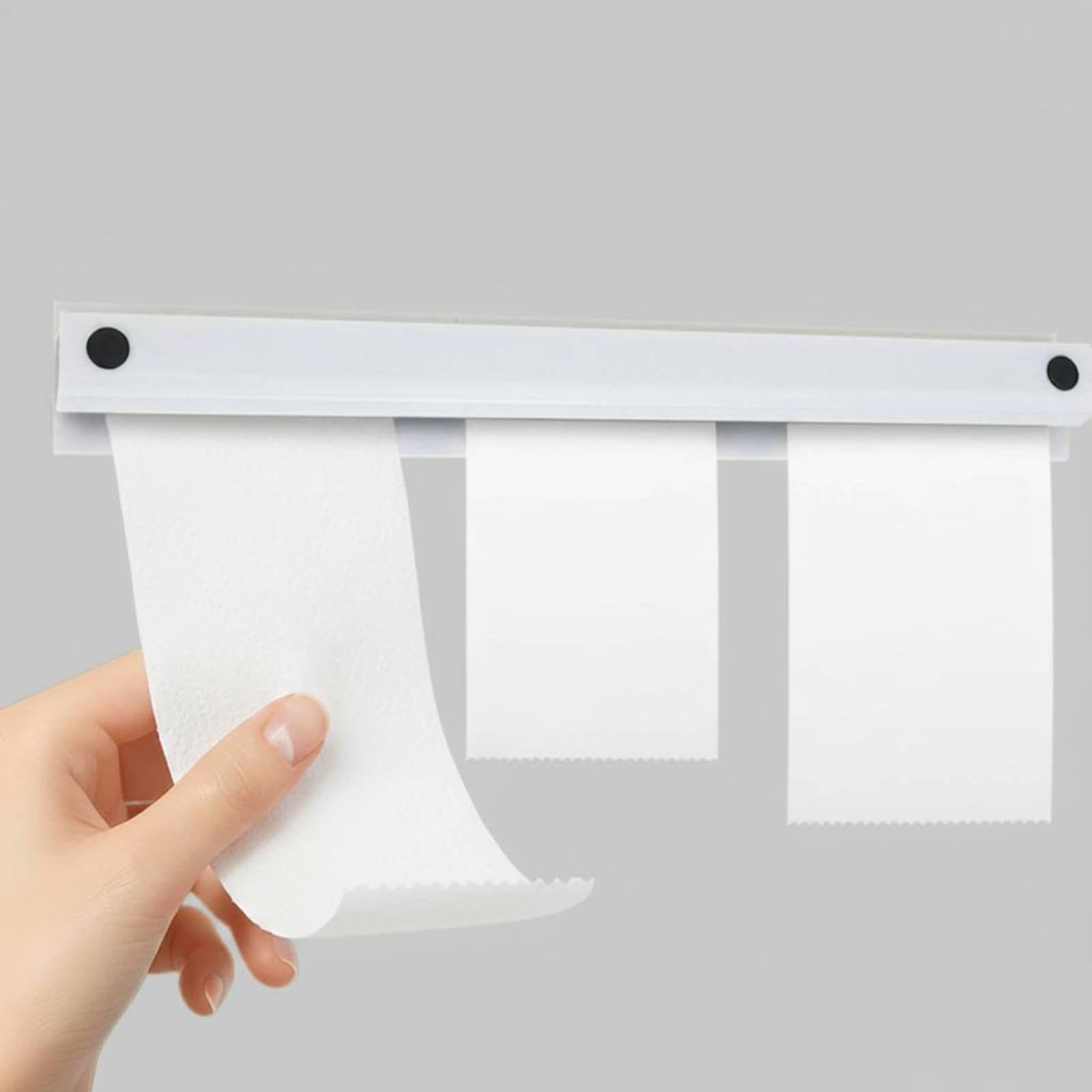 F Fityle Porta Ordini Cucina con Rullo per Rimozione Scontrini Binario Modulare in Alluminio Retro Adesivo Nano Resistente per Utilizzo in Bar E Ristora