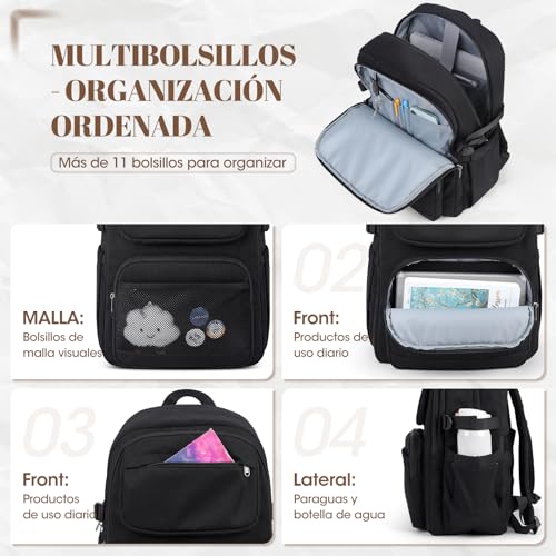 Mochilas Y Bolsas, Personal Computer mochilas laptop mujer Marca NUBILY (3)