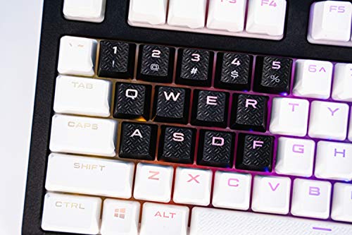 Image of 13 Keys Non-Slip Backlit keycaps Gaming Performance FPS MOBA Key Caps OEM Profile for Corsair K70 RGB K95 K65 K68 K63 K100 Mechanical Gaming Keyboards DIY Replace (Black)