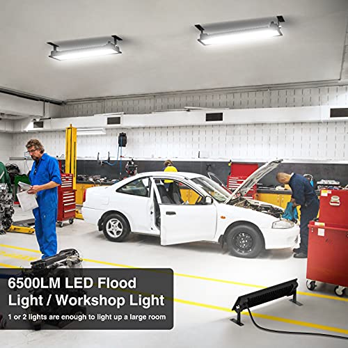 Onforu LE DZX-2693 Led Shop Lights,6500K Daylight White Garage Light,6500Lm Ultra Bright 72W Led Work Shop Lights thumb #1