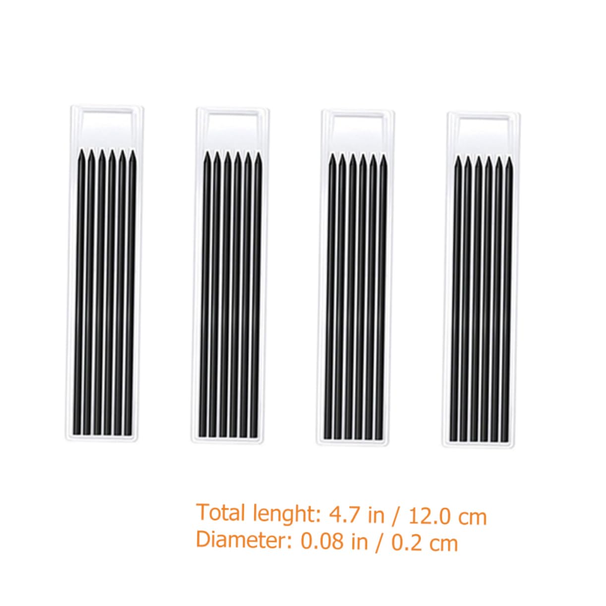 Ricariche per Matite Meccaniche Nere da 3 Set di Ricambio per Matite da Carpentiere Facili da Usare per La Lavorazione del Legno Pezzi * 3
