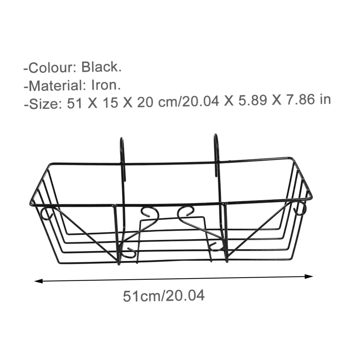 SUPVOX Hanging Flower Pot Stand Flower Pot Rack Easy Installation Suitable for Garden and Home